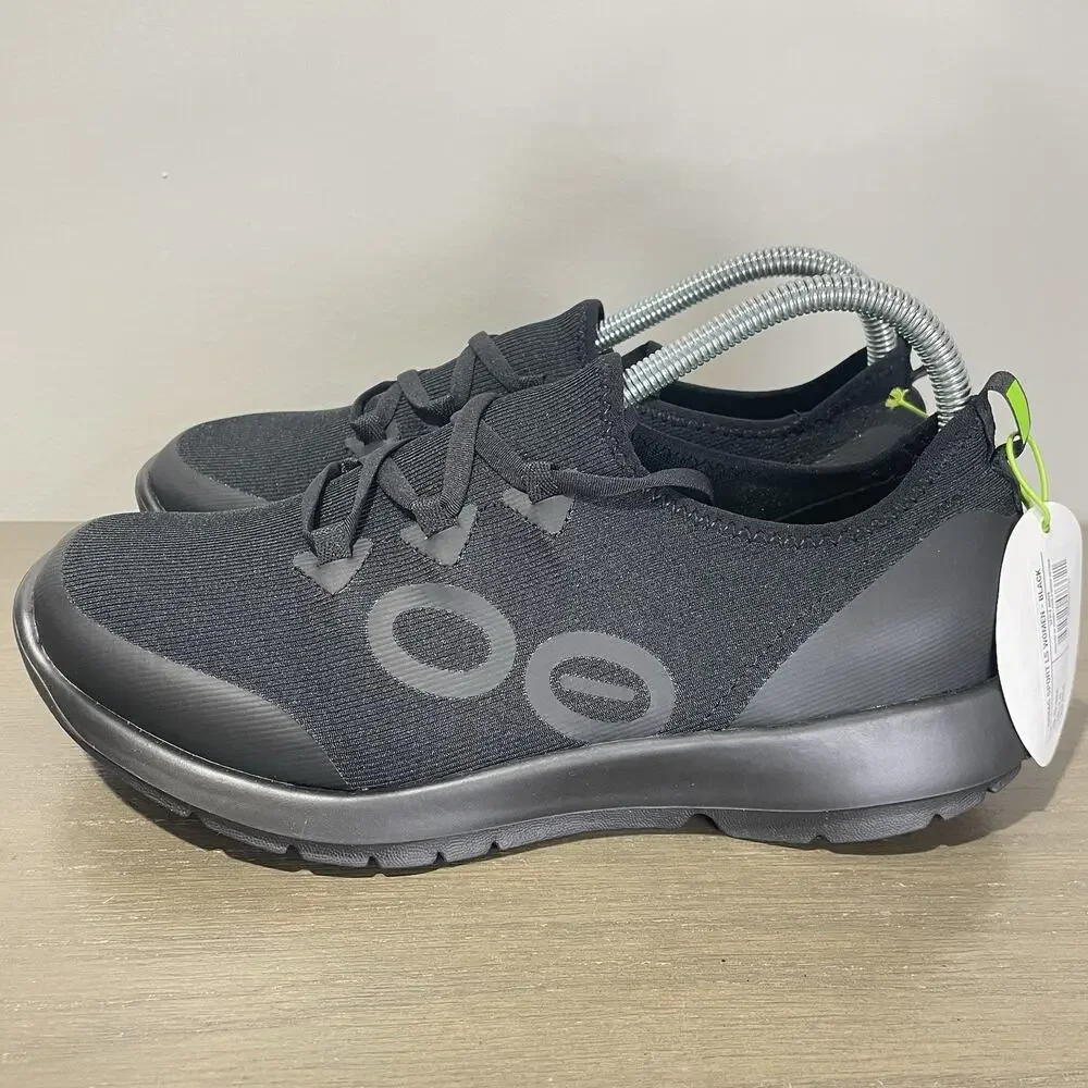 OOFOS Womens Size 9.5 Shoes NEW with Tags OOMG Sport LS Black 5076 Recovery